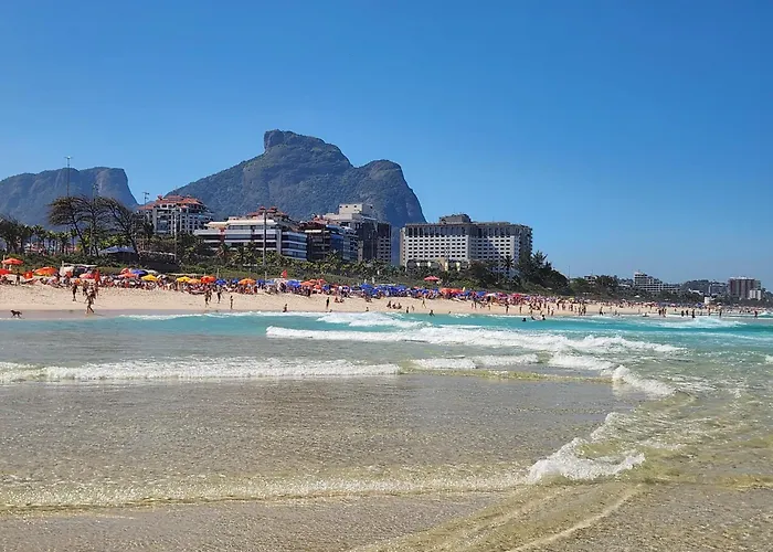 Apartamento Barramares Flat - Condomínio em frente à praia da Barra da Tijuca Rio de Janeiro